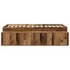 vidaXL Estrutura da Cama com gaveta Madeira Antiga 100 x 200 cm