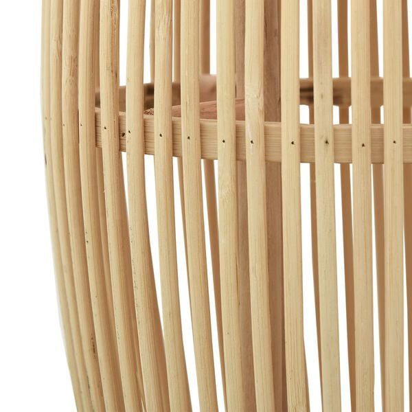 vidaXL Candeeiro suspenso oval 40 W 21x50 cm E27 salgueiro