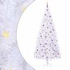 vidaXL &Aacute;rvore de Natal Artificial com 300 LEDs Branco 240 cm PVC e A&ccedil;o