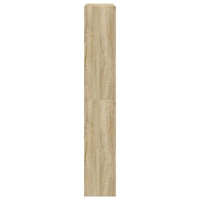 vidaXL Sapateira 80x21x125,5 cm derivados de madeira carvalho sonoma