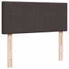 vidaXL Estrutura de cama otomana com colch&atilde;o 120x190cm castanho escuro