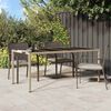vidaXL Mesa de Jantar para Jardim Bege 190 x 90 x 75 cm