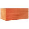 vidaXL Vaso/floreira de jardim 110x60x45,5 pinho maci&ccedil;o castanho mel