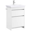 vidaXL Conjunto de M&oacute;veis para Banheiro Branco 61 x 40 x 84,5 cm