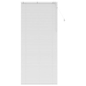 vidaXL Cortina Veneziana Branco 115 x 250 cm 35 mm
