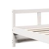 vidaXL Sof&aacute;-cama com colch&atilde;o 90x200 cm madeira de pinho maci&ccedil;a branco
