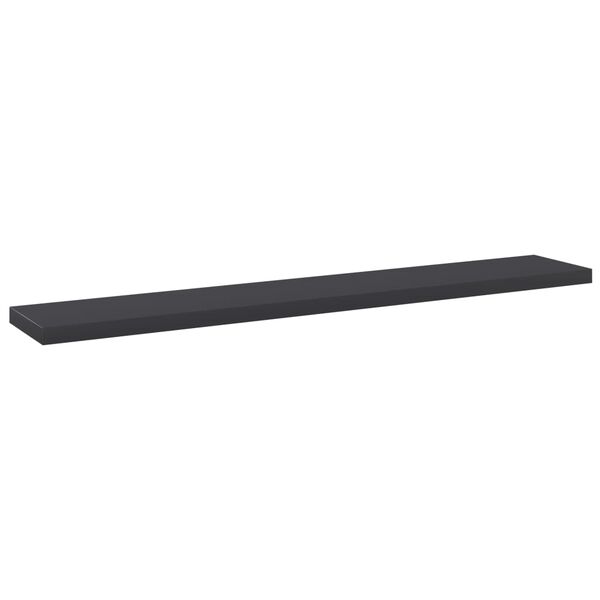 vidaXL Prateleiras para estante 4 pcs 60x10x1,5cm contraplacado cinza