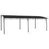 vidaXL Toldo para-sol de jardim 6x3x2,55 m antracite