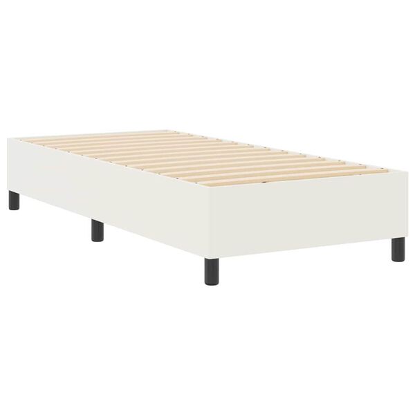 vidaXL Estrado de cama plataforma Creme 80 x 200 cm tecido
