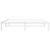 vidaXL Estrutura de cama 180x200 cm metal branco