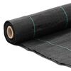 vidaXL Tela para ervas daninhas 2x150 m PP preto