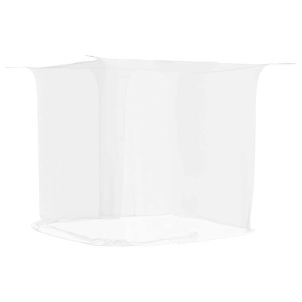 vidaXL Rede mosquiteira suspensa malha branco 220x100x150 cm