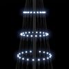 vidaXL &Aacute;rvore de Natal LED com 230 LEDs Branco frio 184.5 cm Metal