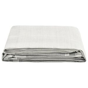 vidaXL Tapete de campismo para tenda 300x250 cm cinzento