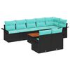vidaXL Conjunto de Sof&aacute; de Jardim 9 unid. 8-N&uacute;mero de lugares