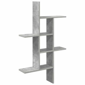 vidaXL Prateleira de Parede Cinzento Cimento 61 x 15 x 102 cm