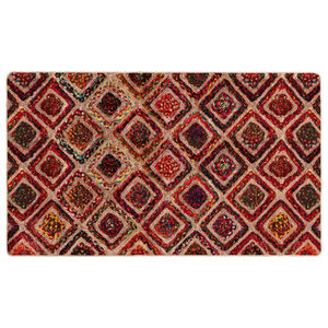 vidaXL Passadeira MARSA Multicolor 80 x 200 cm Poli&eacute;ster e PVC
