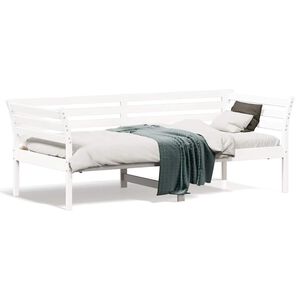 vidaXL Espregui&ccedil;adeira sem colch&atilde;o 75x190 cm branco
