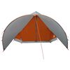 vidaXL Tenda Teepee para 9 Pessoas Cinza e Laranja 502 x 502 x 297 cm
