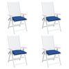 vidaXL Almofad&otilde;es para m&oacute;veis de paletes 4 pcs tecido oxford azul