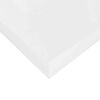 vidaXL Prateleiras de parede suspensas 4 pcs 60x23,5x3,8cm MDF branco