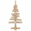 vidaXL Árvores de Natal Natural 60 cm Madeira de pinho maciça