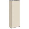 vidaXL Sapateira 60x30x166 cm tecido cor creme