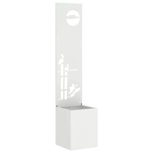 vidaXL Tela de Privacidade para Jardim Branco 32 x 32 x 150 cm