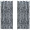 vidaXL Cortinas de Veludo 2 unid. Cinza Prata 260 x 140 cm Veludo