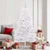 vidaXL &Aacute;rvore de Natal Articulada Artificial Branco 180 cm PVC e A&ccedil;o