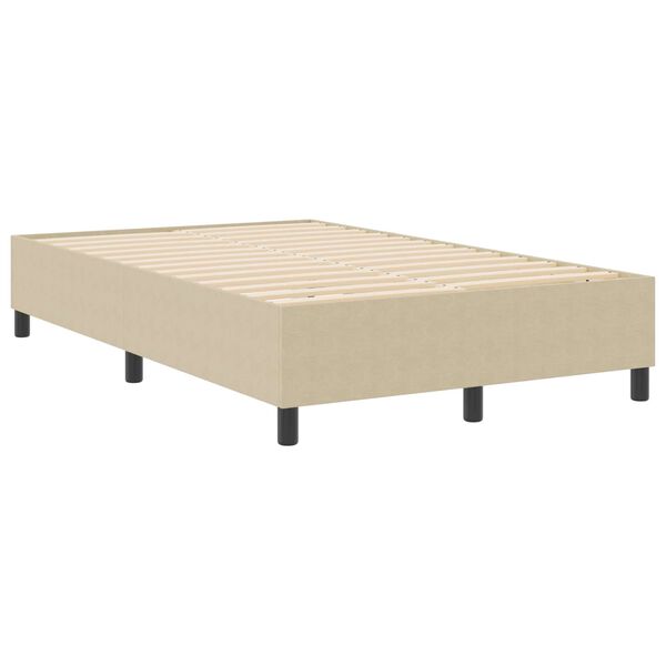 vidaXL Estrado de cama plataforma Cinza Verde 120 x 190 cm tecido