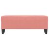 vidaXL Banco 100x35x41 cm veludo rosa