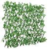 vidaXL Treli&ccedil;a de hera artificial extens&iacute;vel 186x30 cm verde