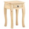 vidaXL Mesa de cabeceira 28x28x46 cm madeira de mangueira maci&ccedil;a