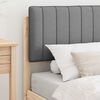vidaXL Estrutura de Cama com Cabeceira Estofada Cinzento-claro