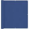 vidaXL Tela de Varanda 110 x 200 cm Tecido Oxford Retangular Azul