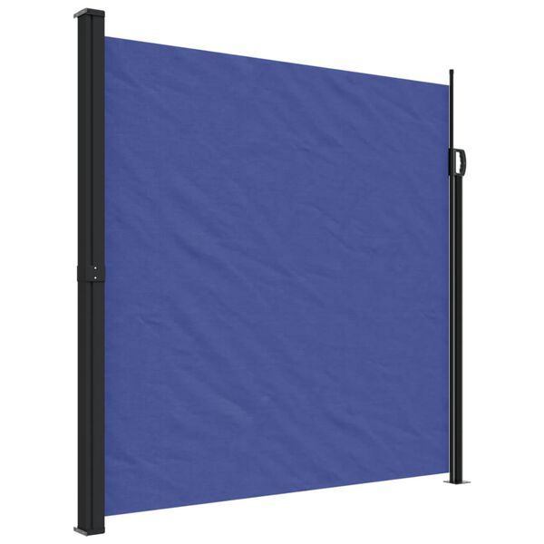 vidaXL Toldo lateral retr&aacute;til 200x500 cm azul
