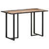 vidaXL Mesa de jantar 120 cm madeira recuperada maci&ccedil;a