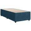 vidaXL Estrutura de cama 90x190 cm veludo azul