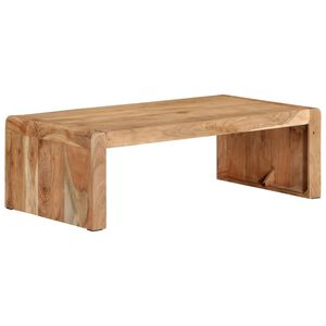vidaXL Mesa de centro 110x55x35 cm madeira de ac&aacute;cia maci&ccedil;a