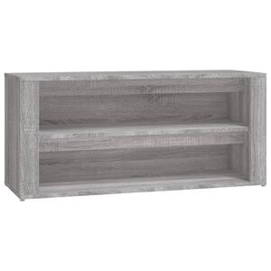 vidaXL Sapateira 100x35x45 cm derivados de madeira sonoma cinza