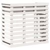vidaXL Mesa de bar p/ exterior 113,5x50x103 cm pinho maci&ccedil;o branco