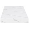 vidaXL Prateleira de Parede 2 pcs M&aacute;rmore Branco 90 x 23,5 x 4 cm