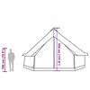 vidaXL Tenda familiar tipi para 12 pessoas impermeável azul