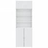 vidaXL Arm&aacute;rio de arruma&ccedil;&atilde;o 80x42,5x225 cm derivados de madeira branco