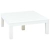 vidaXL 3 pcs conjunto lounge para jardim pl&aacute;stico branco