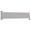 vidaXL Toldo lateral retr&aacute;til para p&aacute;tio 60x300 cm cinzento