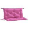 vidaXL Almofad&otilde;es p/ banco de jardim 2 pcs 100x50x7 cm tecido rosa