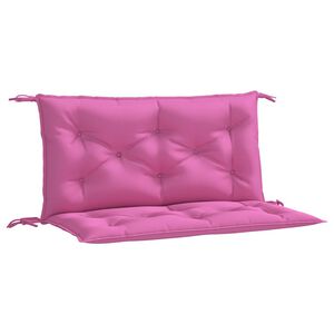 vidaXL Almofad&otilde;es p/ banco de jardim 2 pcs 100x50x7 cm tecido rosa