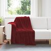 vidaXL Cobertor Vermelho Bordeaux 130 x 150 cm L&atilde;
